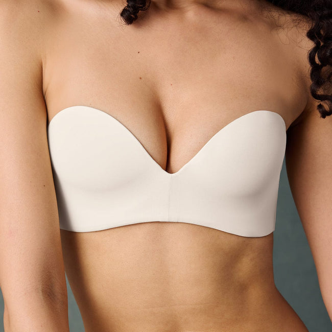 Boost Lift Up Strapless Bra Ecru