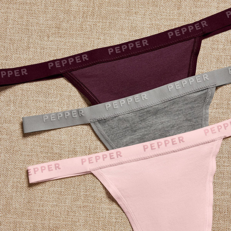 Supima® Cotton String Thong 3 Pack